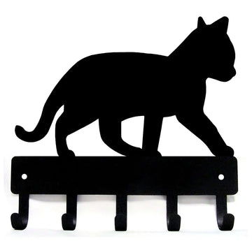 Cat #12 Key Rack with 5 Hooks The Metal Peddler