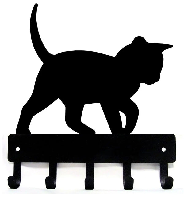 Cat #14 Key Rack with 5 Hooks The Metal Peddler