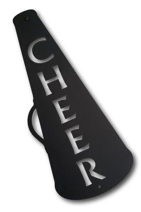 Cheer Cone - Sport Silhouettes Wall Art The Metal Peddler