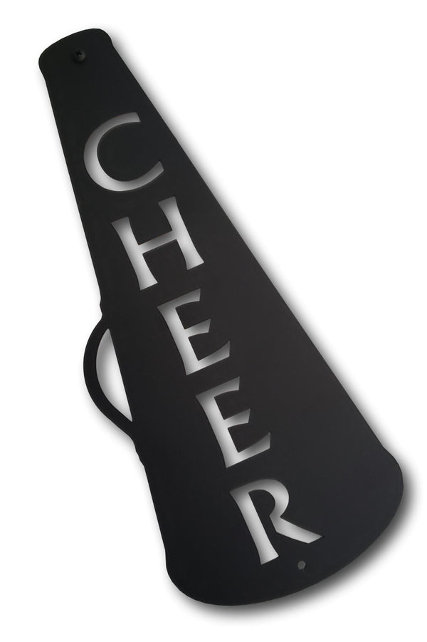 Cheer Cone - Sport Silhouettes Wall Art The Metal Peddler