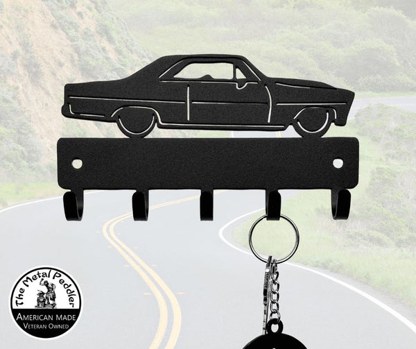 Key Holder with Chevy Impala design. 5 Hooks