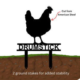 Custom Chicken Yard Sign - 0