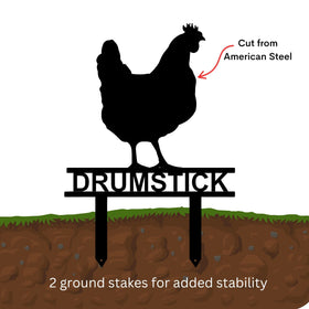 Custom Chicken Yard Sign - 0