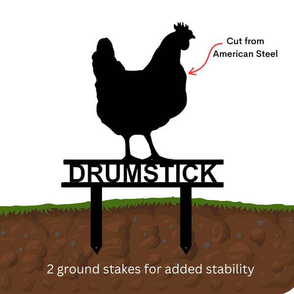 Custom Chicken Yard Sign