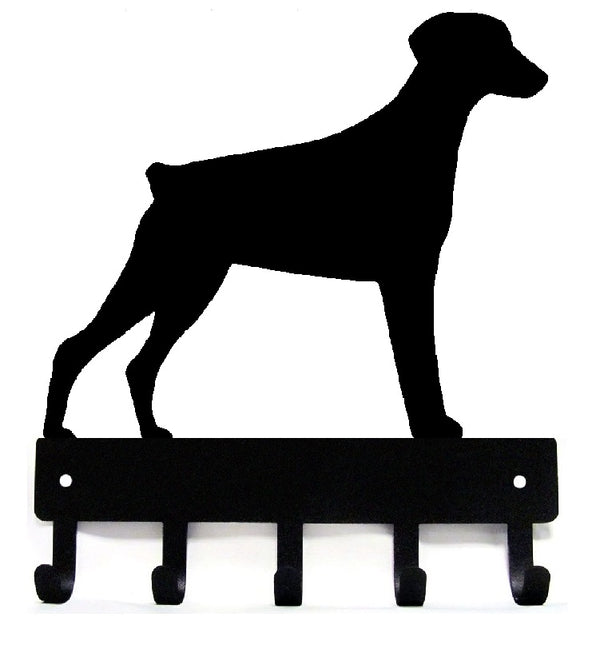Doberman Pinscher Key Holder &amp; Leash Hanger