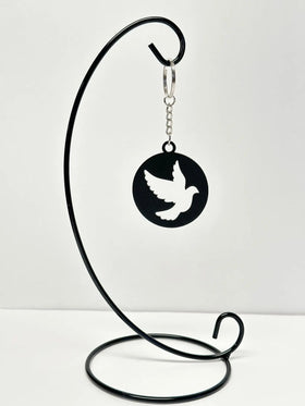 Dove Bird Keychain - The Metal Peddler Keychains bird, Dove, faith, key fob, keychain, keyring, not-dog