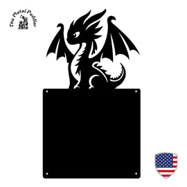 Young Dragon Memo Board – Fantasy Magnetic Organizer The Metal Peddler