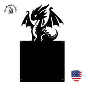 Young Dragon Memo Board – Fantasy Magnetic Organizer The Metal Peddler