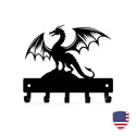 Fierce Dragon Key Rack – Fantasy Wall Hook The Metal Peddler