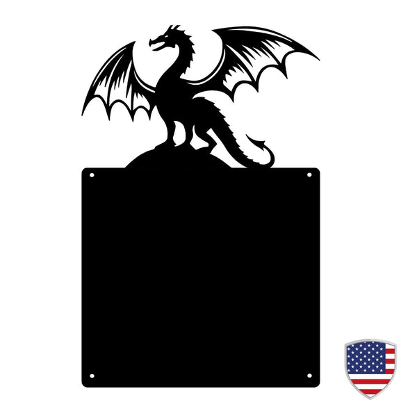 Fierce Dragon Memo Board – Fantasy Magnetic Organizer The Metal Peddler