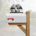 Dragon Mailbox Topper - Personalized House Numbers