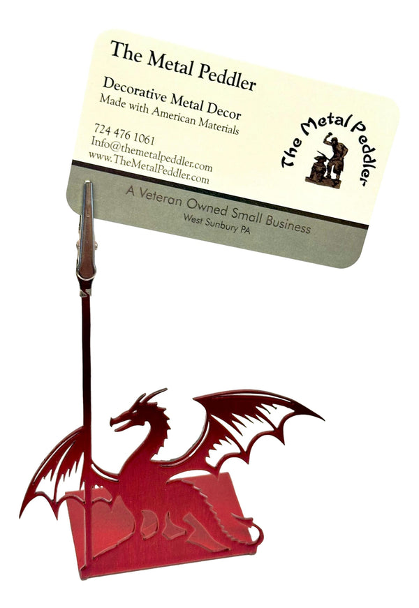 Dragon Place Card Holder – Photo Clip for Fantasy Decor & Events