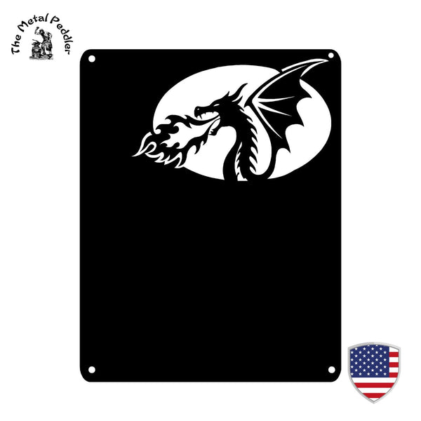 Dragon Head Memo Board – Fire-Breathing Fantasy Organizer The Metal Peddler
