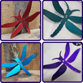 Dragonfly Decor – Vibrant Wall or Fence Art The Metal Peddler