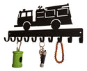 Fire Truck/ Fire Engine Key Rack with 5 or 10 hooks - The Metal Peddler Key Rack 911, auto, automobile, dad, dad auto, dad trade, EMT, hero, Inv-T, key rack, occupations, trades, transportation, vehicles
