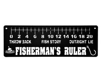 Fisherman’s Ruler Metal Wall Art – 2 Designs