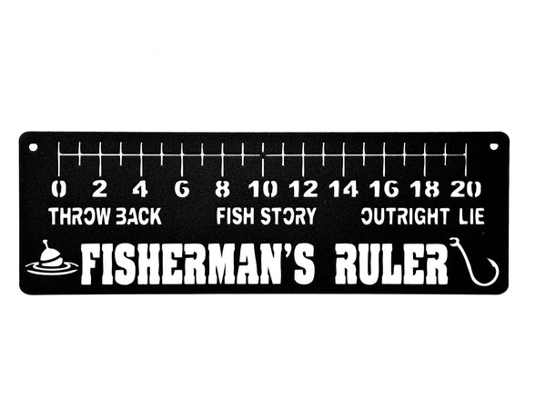 Fisherman’s Ruler Metal Wall Art – 2 Designs