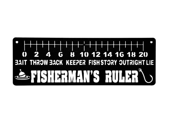 Fisherman’s Ruler Metal Wall Art – 2 Designs