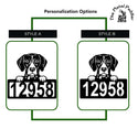 German Shorthaired Pointer Address Signs