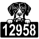 German Shorthaired Pointer Address Sign