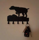 GSP on Point - Dog Key Rack/ Leash Hanger - German Shorthaired Pointer - The Metal Peddler Key Rack breed, Breed G, Dog, German Shorthaired Pointer, GSP, GSP on Point, key rack, leash Hanger