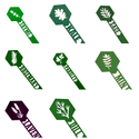 Herb Plant Tags in 2 Sizes The Metal Peddler
