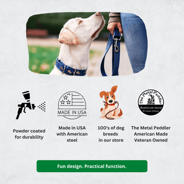 Border Collie Dog Key Rack/ Leash Hanger The Metal Peddler