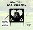 Irish Setter Name Sign or Heart Memorial Wall or Yard Plaque