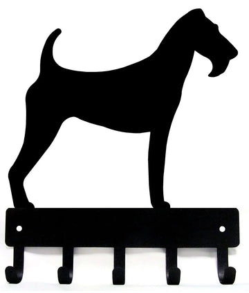 Irish Terrier Dog Key Rack/ Leash Hanger The Metal Peddler