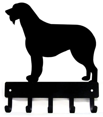 Irish WolfHound Dog Key Rack/ Leash Hanger The Metal Peddler