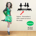 Irish Dance Trio Medal Rack & Holder - with Personalization Options! The Metal Peddler