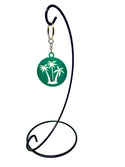 palm trees keychain