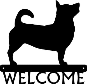 Lancashire Heeler Dog Welcome Sign or Custom Name - The Metal Peddler