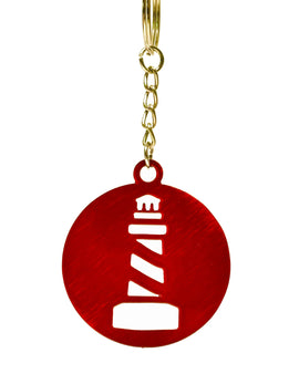 Lighthouse Keychain – Nautical Charm for Ocean Lovers The Metal Peddler