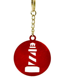 Lighthouse Keychain – Nautical Charm for Ocean Lovers The Metal Peddler
