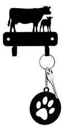 Horse Mini Key Rack with 2 hooks - The Metal Peddler Key Rack 2 hooks, cow, farm, FG, GMCfeed, Inv-NT, key rack, mini kr, mto, other