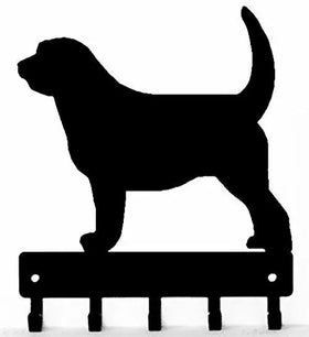 Otterhound Key Rack/ Leash Hanger with 5 hooks