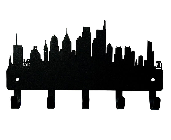 Philadelphia PA City Skyline Key Holder