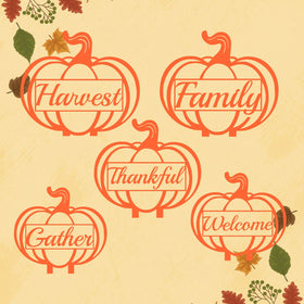 Fall Pumpkin Garden Stakes – 9 Designs