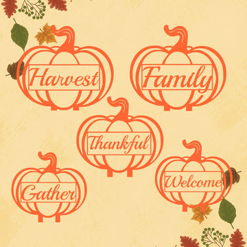 Fall Pumpkin Garden Stakes – 9 Designs