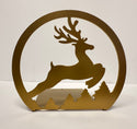 Reindeer Candle Stand in Gold