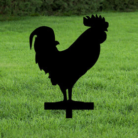 Metal Rooster Yard Stake – Bold & Beautiful Outdoor Art