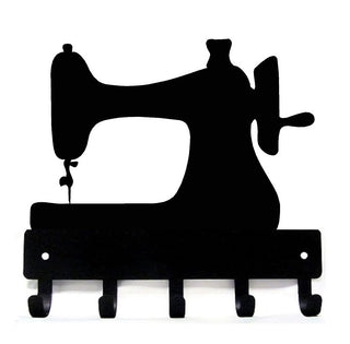 Seamstress Sewing Machine Key Rack - The Metal Peddler Key Rack hobbies, Inv-T, key rack, trades