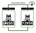 Shiba Inu Custom Dog Address Sign