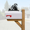 Squirrel Mailbox Topper - Personalized House Numbers