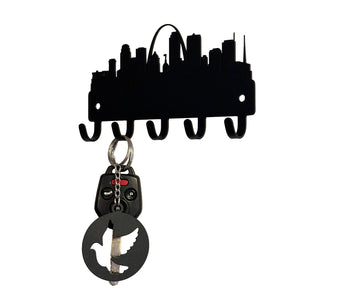 St Louis, IL Skyline key rack / leash holder with 5 hooks