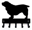 Sussex Spaniel Dog Key Rack/ Leash Hanger The Metal Peddler