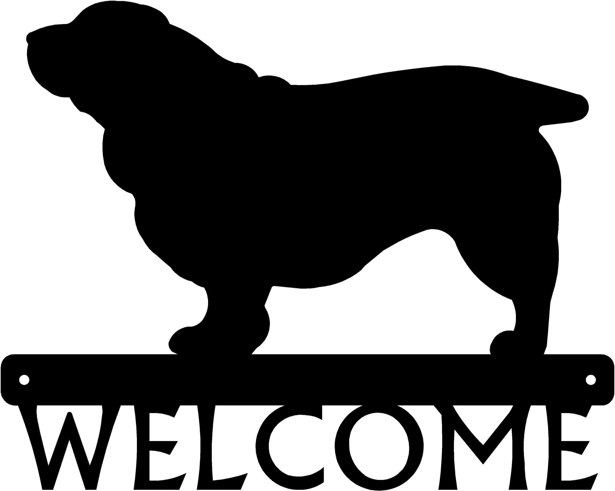 Sussex Spaniel Dog Welcome Sign or Name Plaque | The Metal Peddler