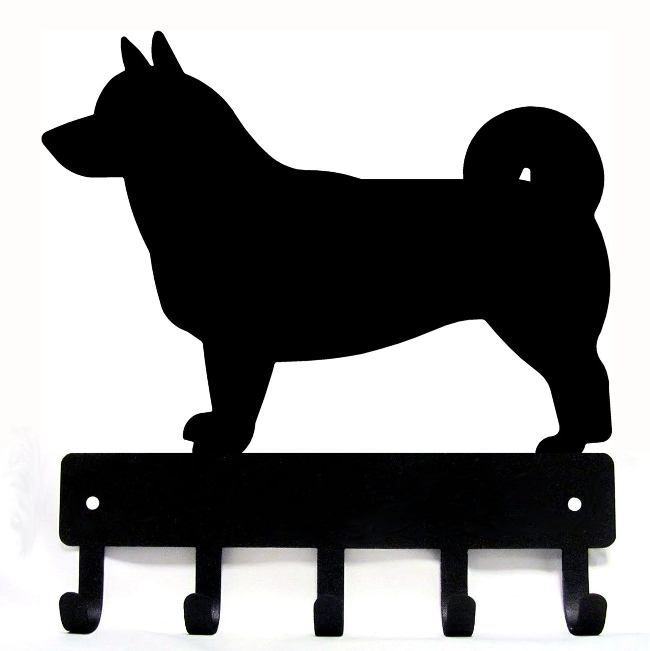 Swedish Vallhund Dog Key Rack/ Leash Hanger (Tail Options) - The Metal Peddler Key Rack breed, Breed S, Dog, Inv-T, key rack, leash hanger, Swedish Vallhund