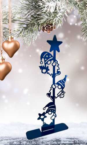 Climbing Gnomes Holiday Decor The Metal Peddler
